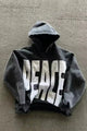Unisex Hoodie mit Reißverschluss und grafischem Motiv