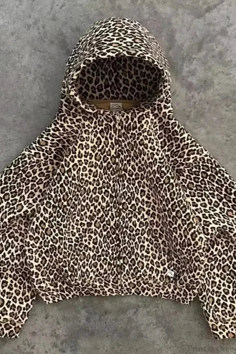 Unisex Hoodie mit Reißverschluss und grafischem Motiv