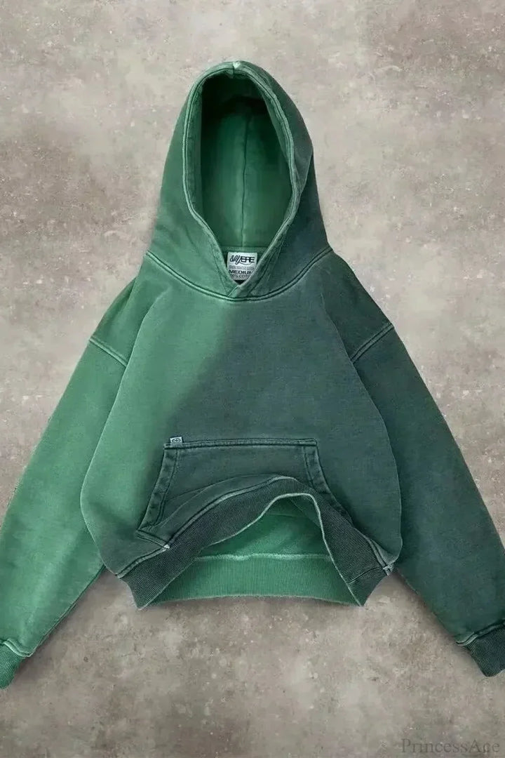 Unisex Hoodie mit Reißverschluss und grafischem Motiv