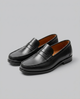 Klassiske herre loafers med moccasinsnit og lav hæl