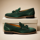 Herren Loafer mit Quasten und Kontrastnähten