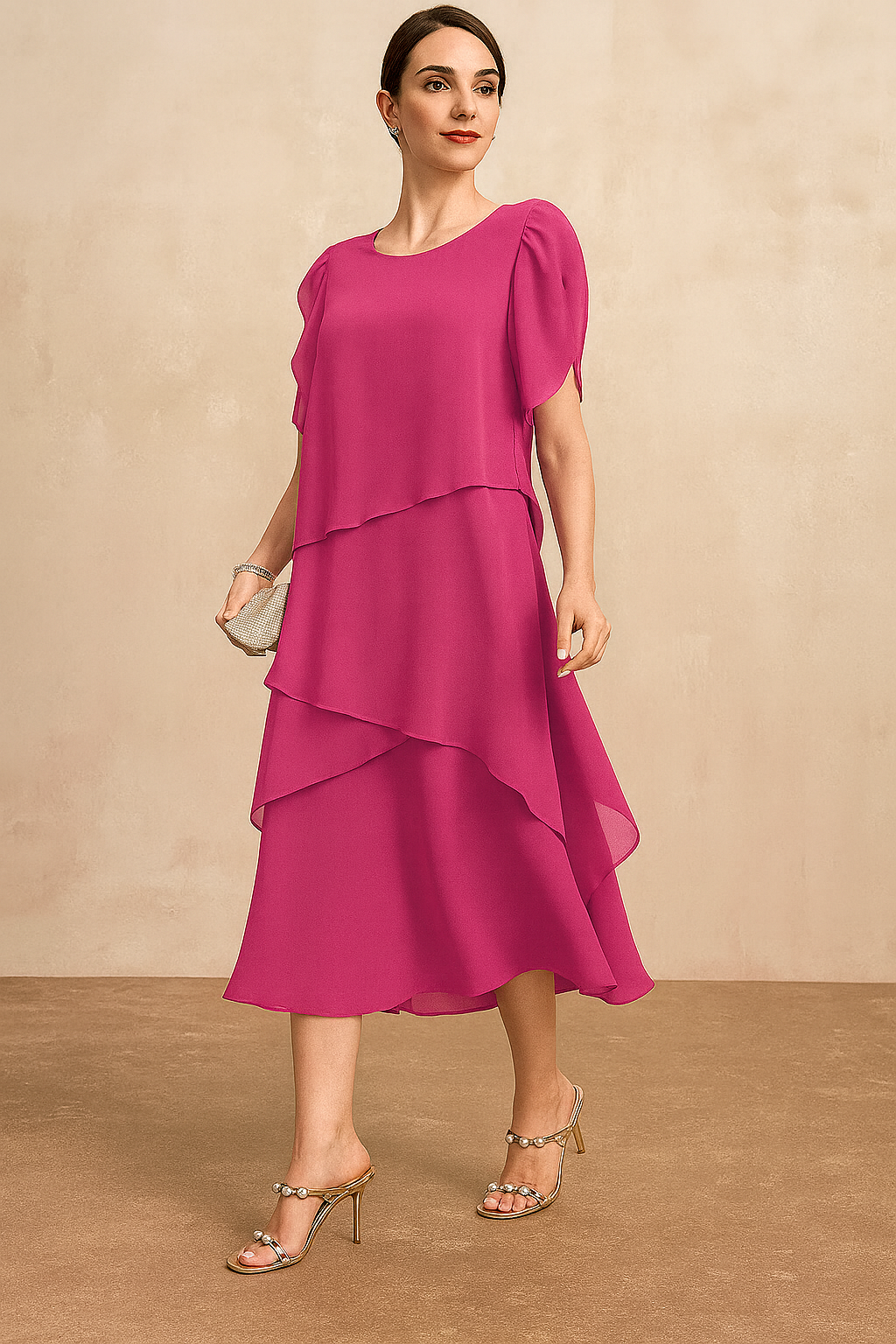 Women's Soft Classic Chiffon Dress
