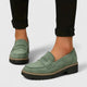 Womens Slip On Chunky Loafer Shoes