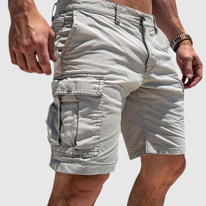 Charles | Men's Cargo Pocket Casual Knee Length Shorts