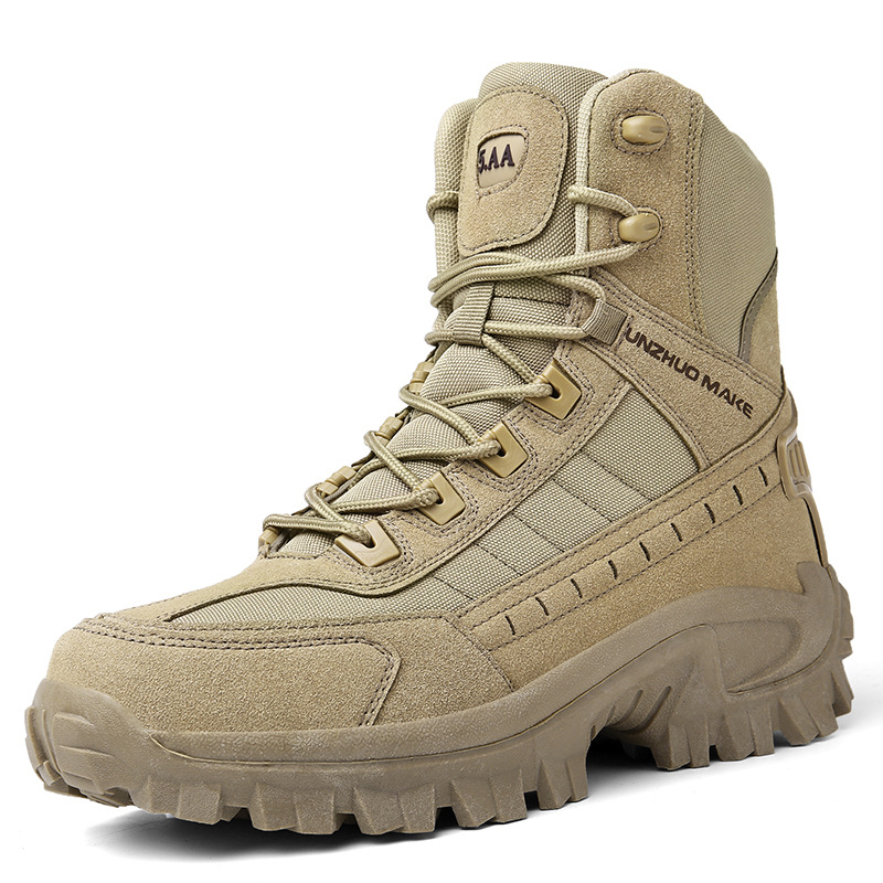 Herren Taktikstiefel mit Schnürung und hohem Schaft