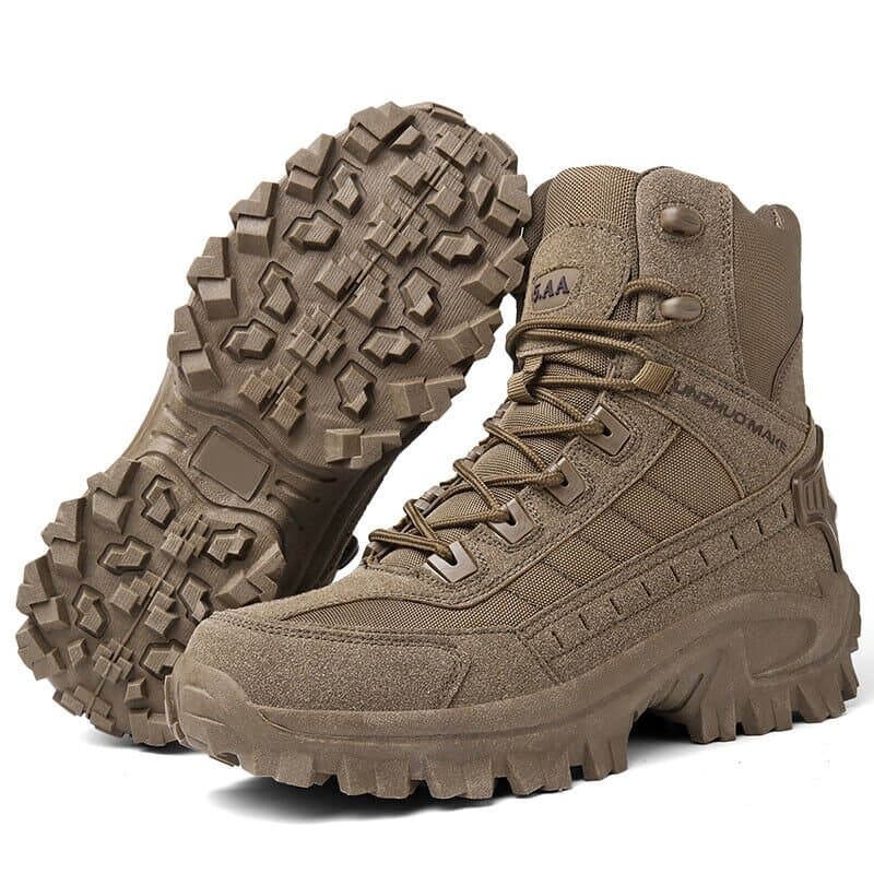 Herren Taktikstiefel mit Schnürung und hohem Schaft