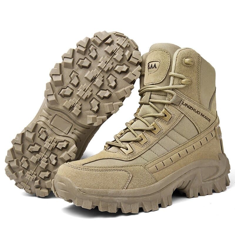 Herren Taktikstiefel mit Schnürung und hohem Schaft