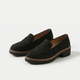 Dame loafers med pennyrem, kraftig sål og lav blokhæl