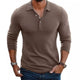 Aiden | Men's Cotton Long Sleeve Polo Shirt