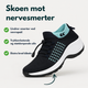 Dame sneakers med bred tåboks og høj sål