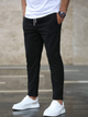 Herrenhose, Regular Fit, mit geradem Bein und Kordelzug